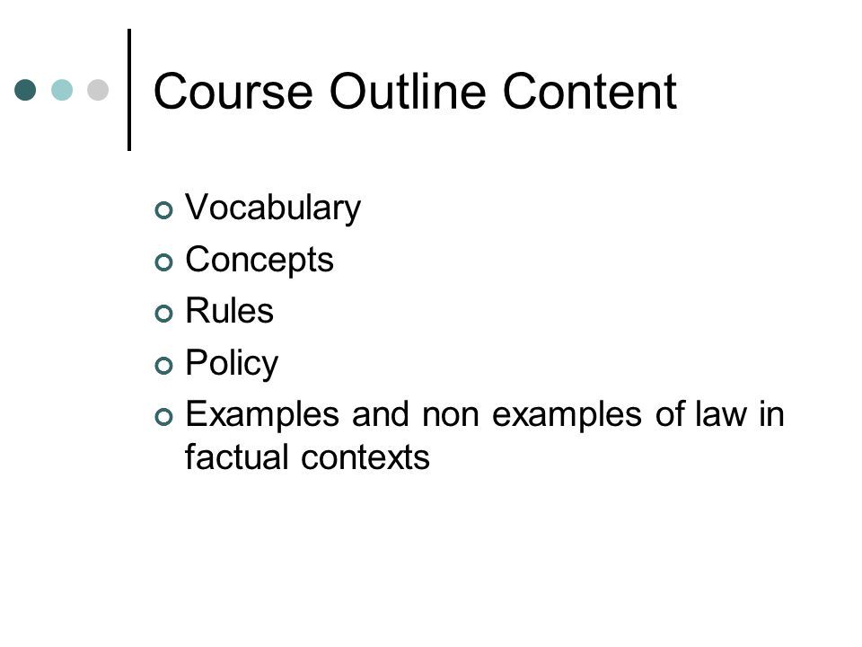 Rule of law coursework